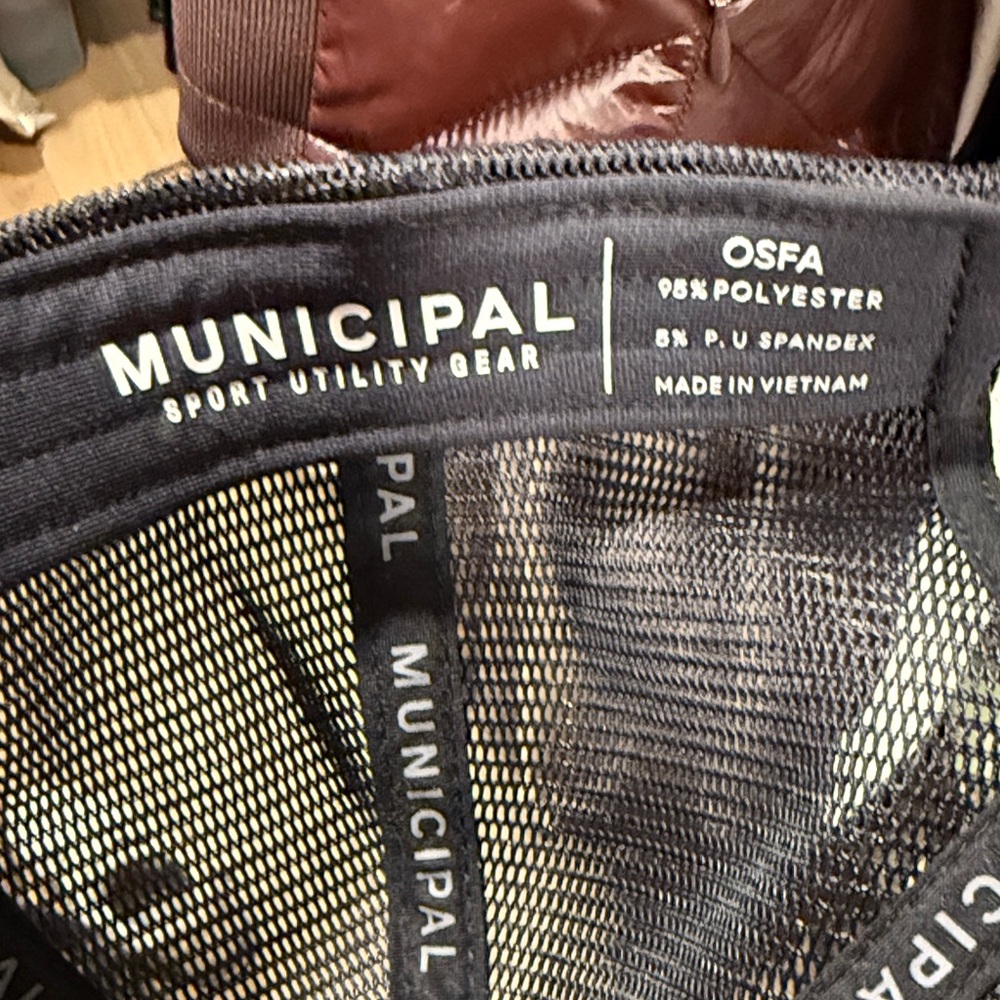 Municipal Black Sport Hat